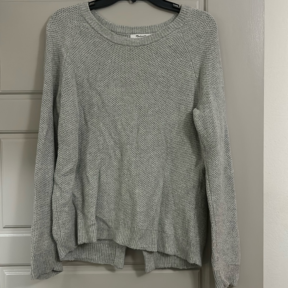 Madewell Grey Crewneck Sweater
